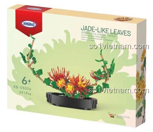 Hộp sản phẩm Chậu Cúc Lá Ngọc XingBao XB-05006