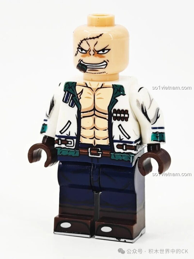 Minifigure Boa Hancock trong bộ X0356 của 欣宏XINH, vẻ đẹp quyến rũ và sức mạnh của Nữ hoàng Hải tặc.