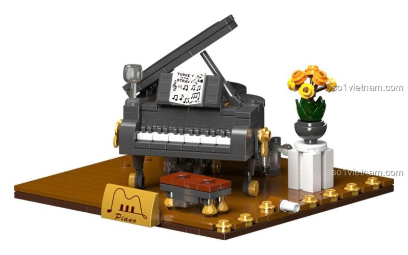 XMORK 028007 Giá Đỡ Sách Nhạc Cụ Mô Hình Piano Chi Tiết