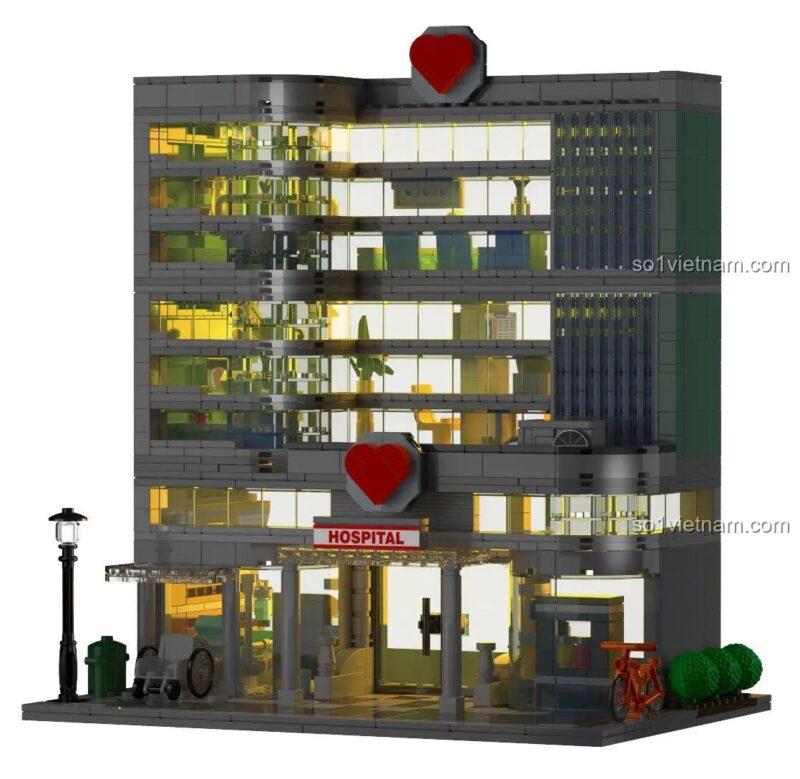 Toàn cảnh mô hình bệnh viện thành phố XMORK 20121