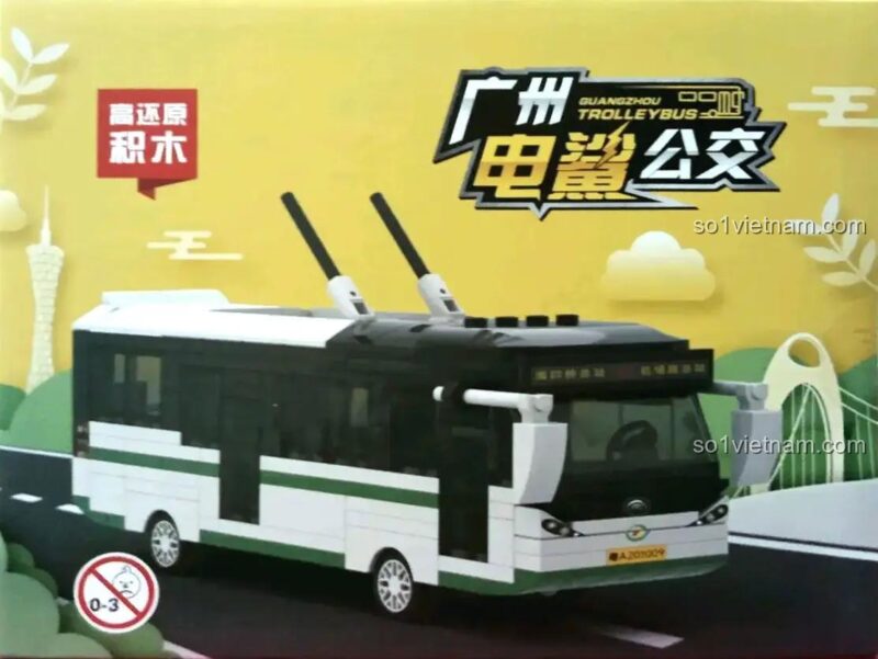 Bộ khối lắp ghép xe buýt điện Guangzhou Trolleybus Yangcheng Tong S09101-2206