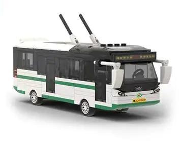 Bộ đồ chơi xe buýt điện Guangzhou Trolleybus Yangcheng Tong S09101-2206