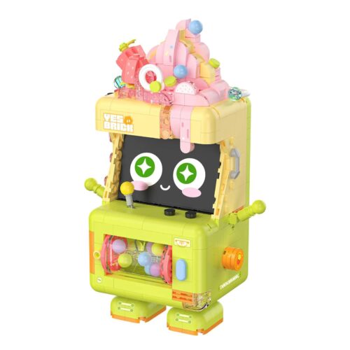 Ảnh chính diện bộ lắp ghép Robot Máy Game Kem Yes Brick 2174, một món đồ chơi sáng tạo cho con gái 6 tuổi, giá rẻ.