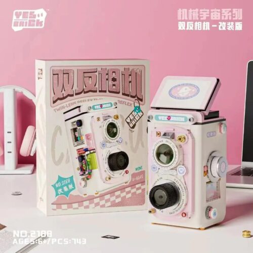 Hộp bộ lắp ghép Máy ảnh phản quang cơ khí vũ trụ YES BRICK 2188