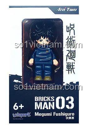 Nhân vật Fushiguro Megumi Yolopark 40022 mặt sau