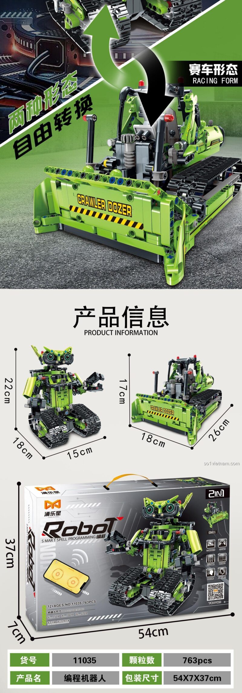 Các tính năng của Robot STEM Yonglexing: điều khiển qua app, lập trình STEM, điều khiển giọng nói, chế độ di chuyển theo đường vẽ.
