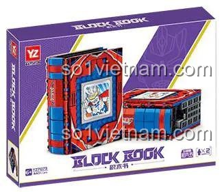 Hộp bộ lắp ghép sách Ultraman YZ YZ7073, đồ chơi xây dựng cho bé trai 6 tuổi