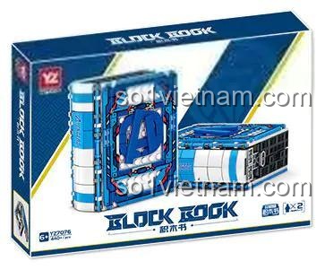 Hộp sản phẩm bộ lắp ghép mô hình cuốn sách Avengers YZ YZ7076