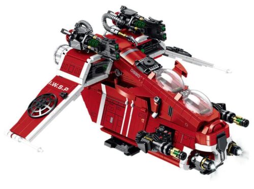 Bộ lắp ghép Republic Gunship ZAPE 98002 giá tốt, mô hình tàu chiến Cộng hòa Star Wars cho bé trai 6 tuổi
