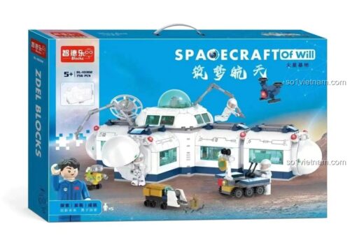 Hộp đồ chơi lắp ráp ZDEL DL-10302 Căn cứ Sao Hỏa, đồ chơi mô hình căn cứ vũ trụ cho bé trai 5 tuổi, giá rẻ