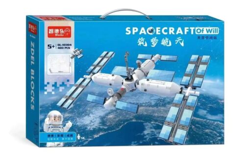 Bộ lắp ghép ZDEL DL-10304 Trạm Không Gian Thiên Cung, mô hình không gian cho bé trai 5 tuổi, giá tốt