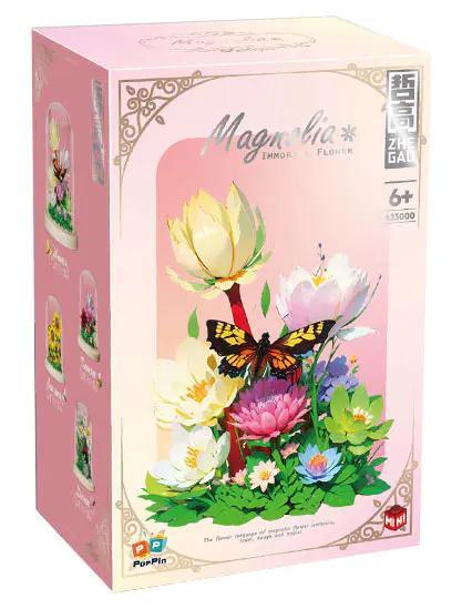 Hộp bộ lắp ghép Hoa Mộc Lan ZHEGAO 623000, đồ chơi mô hình cho bé gái 6 tuổi, giá tốt.
