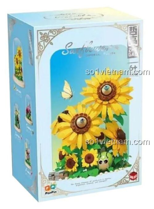 Hộp đồ chơi mô hình ZHEGAO 623002, bộ xếp hình chất lượng cao cho bé gái 6 tuổi tiết kiệm