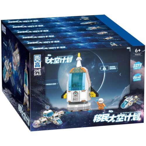 Bộ lắp ghép Chương Trình Di Dân Không Gian ZHEGAO 915012 cho bé trai 6 tuổi, giá tốt, khám phá vũ trụ.