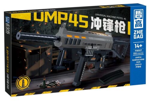 Hộp sản phẩm ZHEGAO 918007 UMP45 Submachine Gun