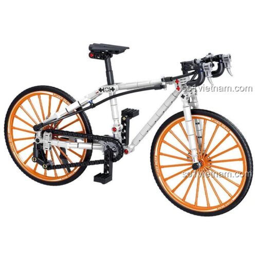 Bộ lắp ghép ZHEGAO 941008 Xe đạp đường trường 244 mảnh cho bé 6 tuổi
