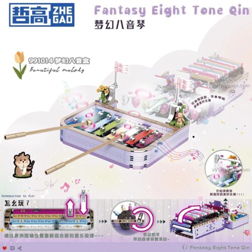 đồ chơi giáo dục nhạc cụ 1014, hướng dẫn cách chơi đàn gõ mộng ảo, tùy chỉnh giai điệu, đồ chơi giáo dục cho bé gái 6 tuổi
