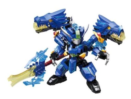 Ảnh chính diện bộ lắp ráp Robot Triệu Vân ZHEGAO GZ2005. Đồ chơi mô hình Mecha Triệu Vân Tử Long với 352 mảnh ghép, có chi tiết dạ quang, dành cho bé trai từ 6 tuổi, giá rẻ.