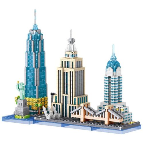 Các Địa Danh New York ZHEGAO, mô hình kiến trúc tinh xảo cho bé 6 tuổi, giá tốt
