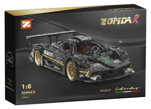 Hộp sản phẩm bộ lắp ghép Pagani Zonda R tỉ lệ 1:8 ZOMDAR X220907