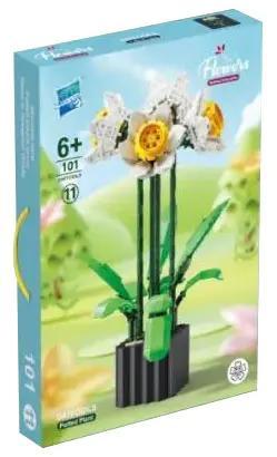 Hộp sản phẩm bộ đồ chơi Hoa Thủy Tiên Zuanma 101-11